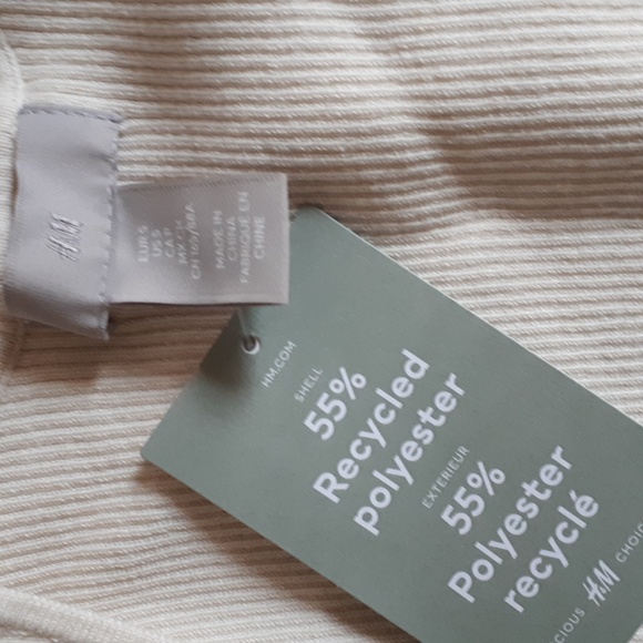 H&M Ribbed Sweetheart Top - Picture 3 of 4